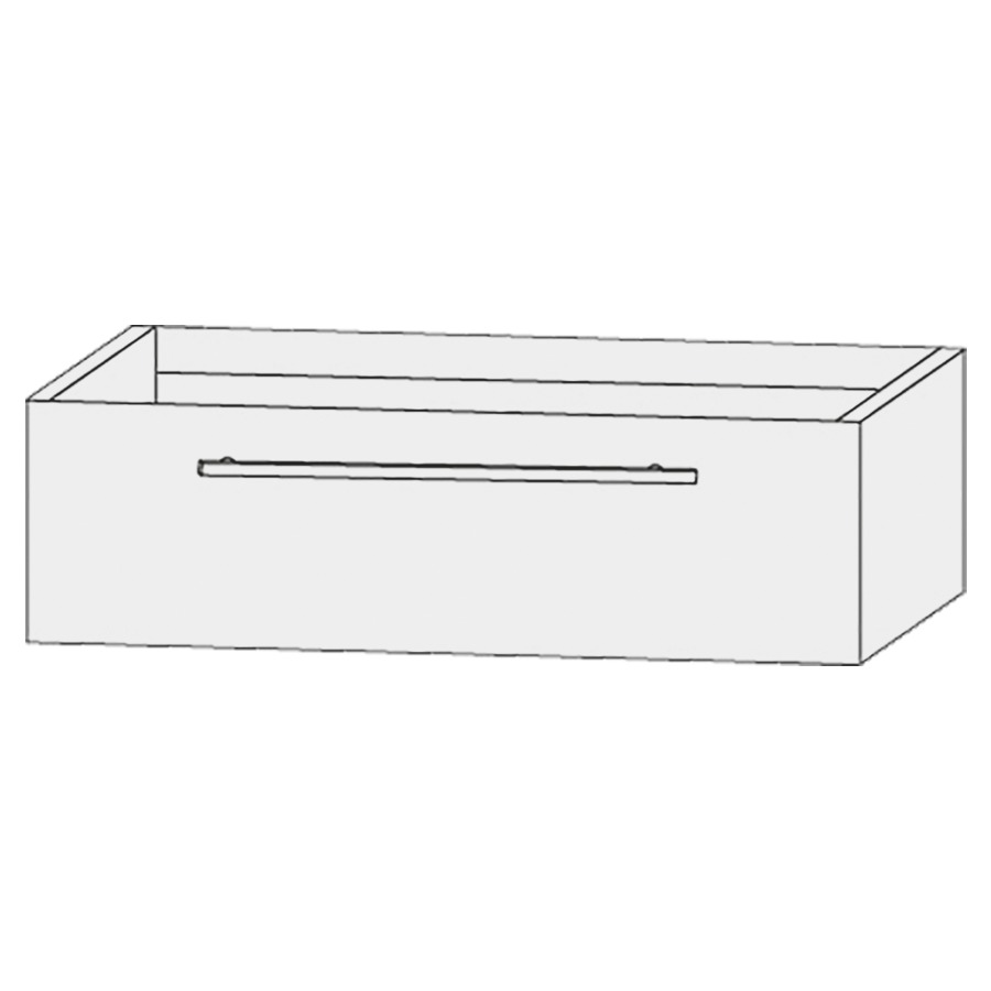 Élément inférieur  Design Line Tess Ibiza
100 x 32 x 49 cm
élément de tiroir, 1&nbsp;tiroir
pour lavabo pour meuble 259398