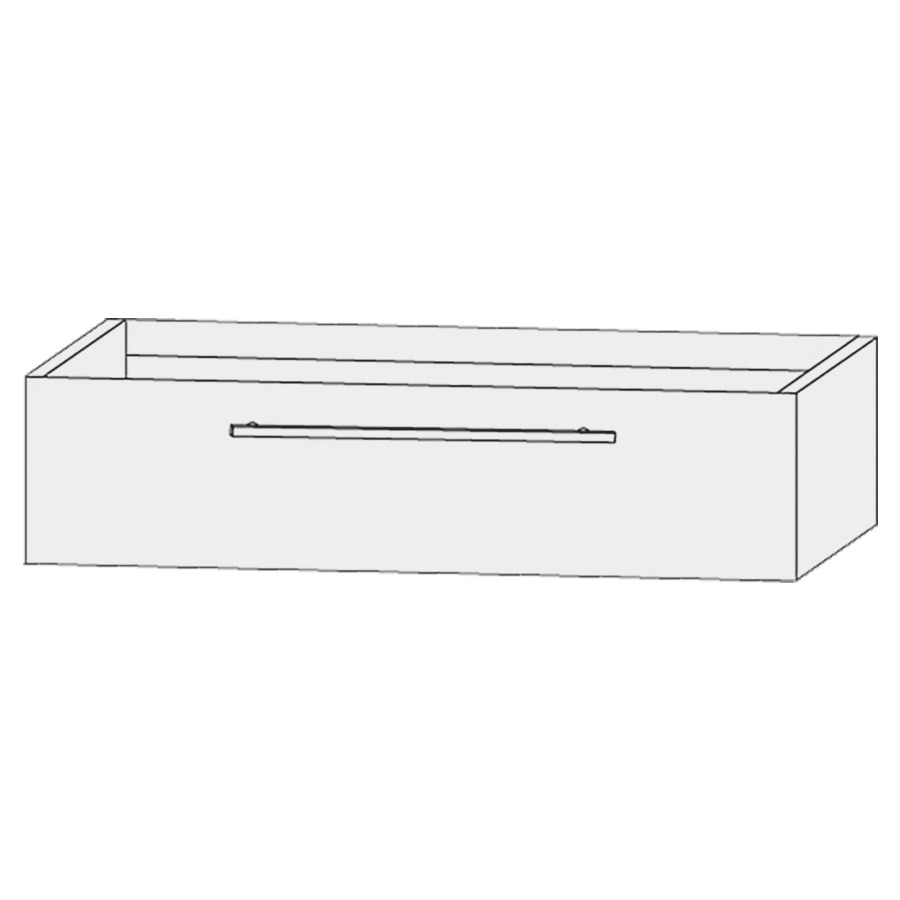 Élément inférieur  Design Line Tess Ibiza
120 x 32 x 49 cm
élément de tiroir, 1&nbsp;tiroir
pour lavabo double pour meuble 259400