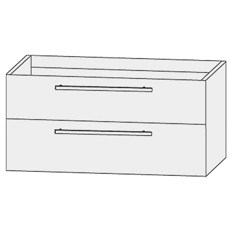 Élément inférieur  Design Line Tess Ibiza
70 x 48 x 49 cm
élément de tiroir, 2&nbsp;tiroirs
pour lavabo pour meuble 259395