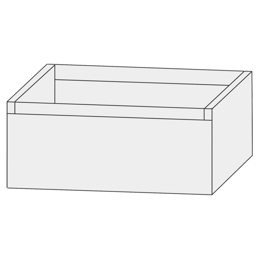 Élément inférieur  Design Line Tess Ibiza
60 x 28 x 49 cm
élément de tiroir, 1&nbsp;tiroir
sans poignée
pour lavabo pour meuble 259394