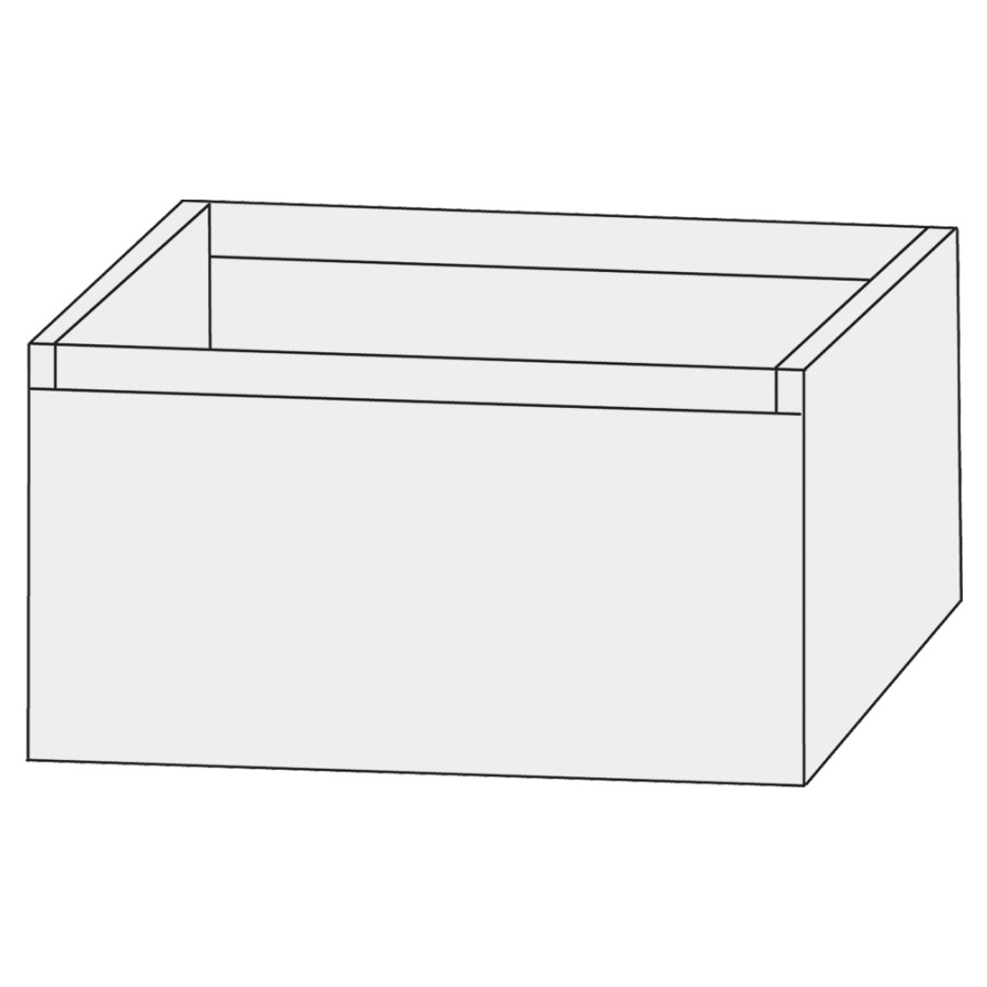 Élément inférieur  Design Line Tess Ibiza
60 x 36 x 49 cm
élément de tiroir, 1&nbsp;tiroir
sans poignée
pour lavabo pour meuble 259394
