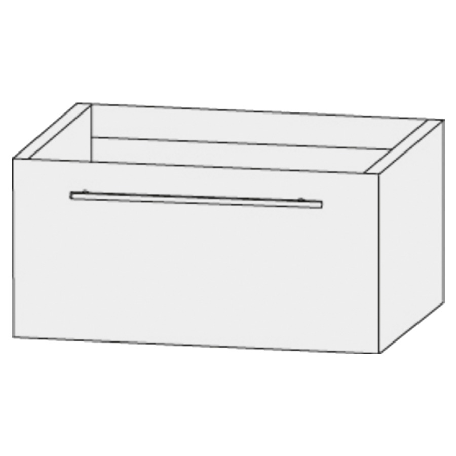 Élément inférieur  Design Line Tess
60 x 32 x 44 cm
élément de tiroir, 1&nbsp;tiroir
pour lavabo pour meuble 107844