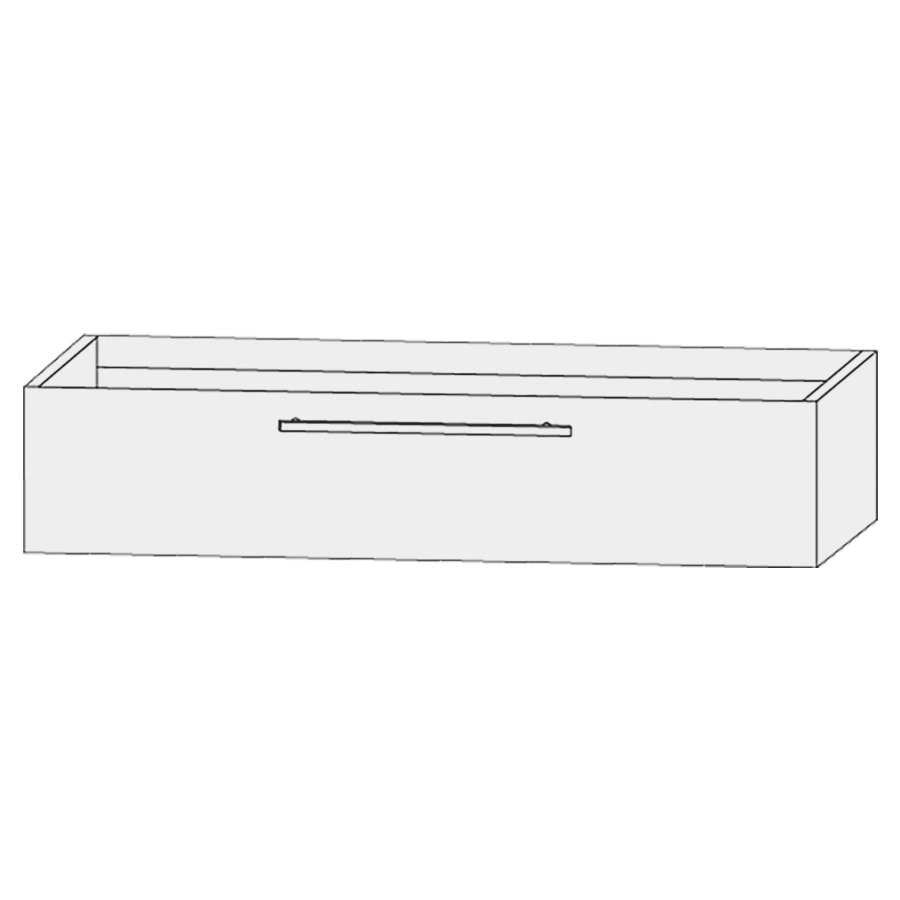 Élément inférieur  Design Line Tess
140 x 32 x 44 cm
élément de tiroir, 1&nbsp;tiroir
pour lavabo pour meuble 107850/851