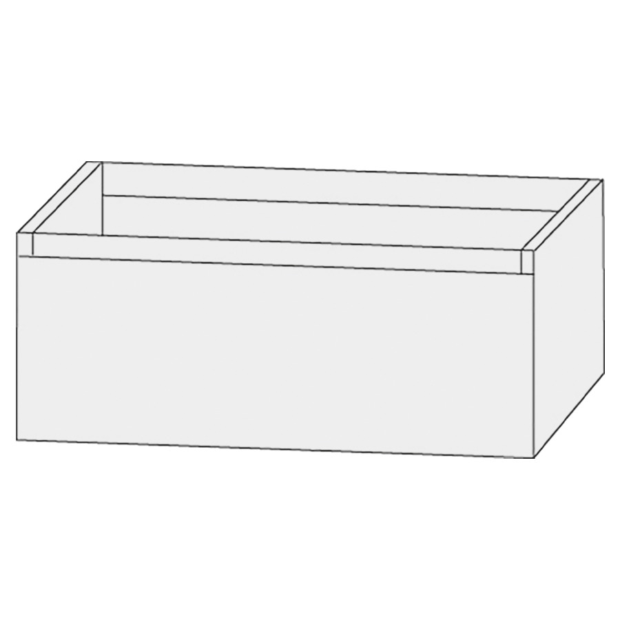 Élément inférieur  Design Line Tess
80 x 36 x 44 cm
élément de tiroir, 1&nbsp;tiroir
sans poignée, pour lavabo pour meuble
107157