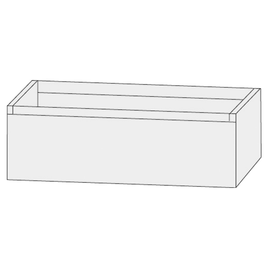Élément inférieur  Design Line Tess
100 x 36 x 44 cm
élément de tiroir, 1&nbsp;tiroir
sans poignée, pour lavabo pour meuble
107159
