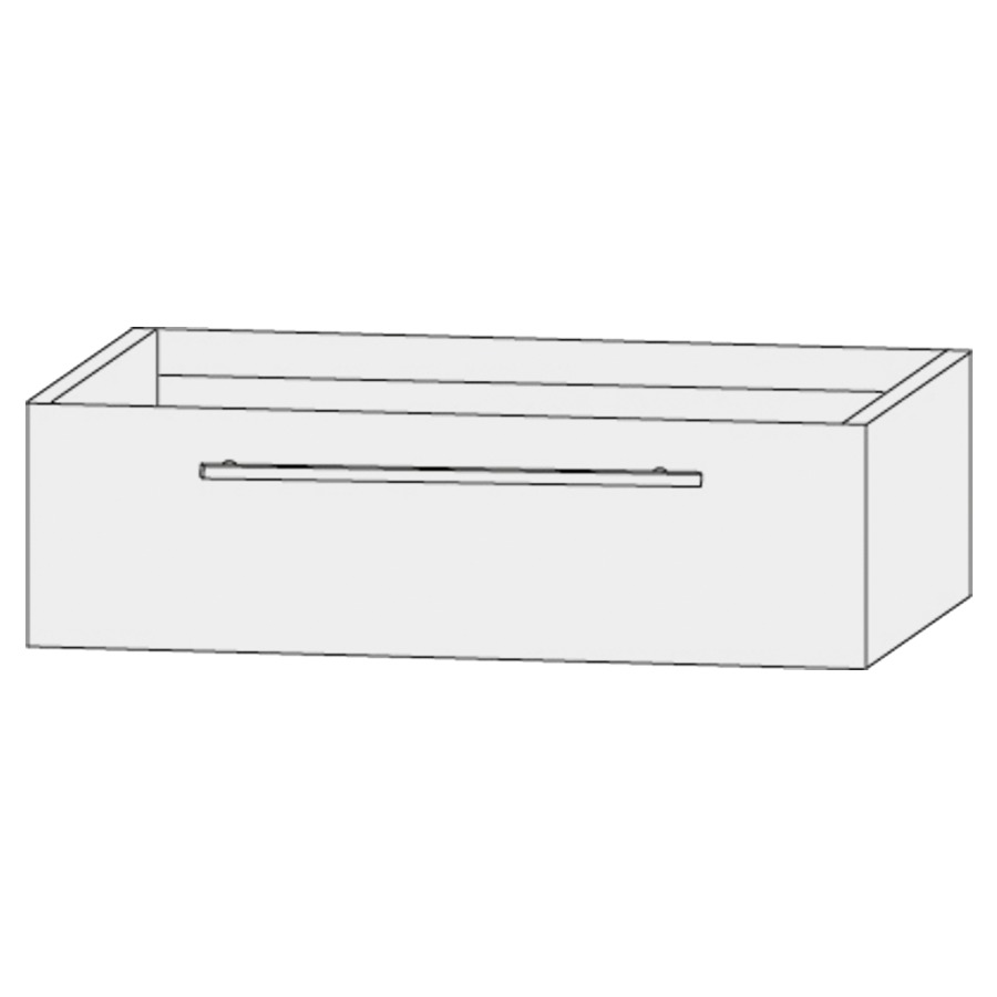 Élément inférieur  Design Line Tess
100 x 32 x 44 cm
élément de tiroir, 1&nbsp;tiroir
pour lavabo pour meuble 107159