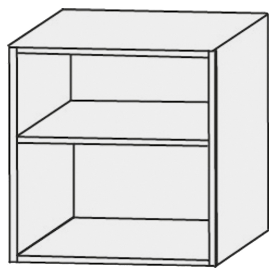 Élément d'armoire Design Line Platino 2.0
15-60 x 48 x 15-30 cm
étagère ouverte, 1&nbsp;tablette
mesures selon les indications