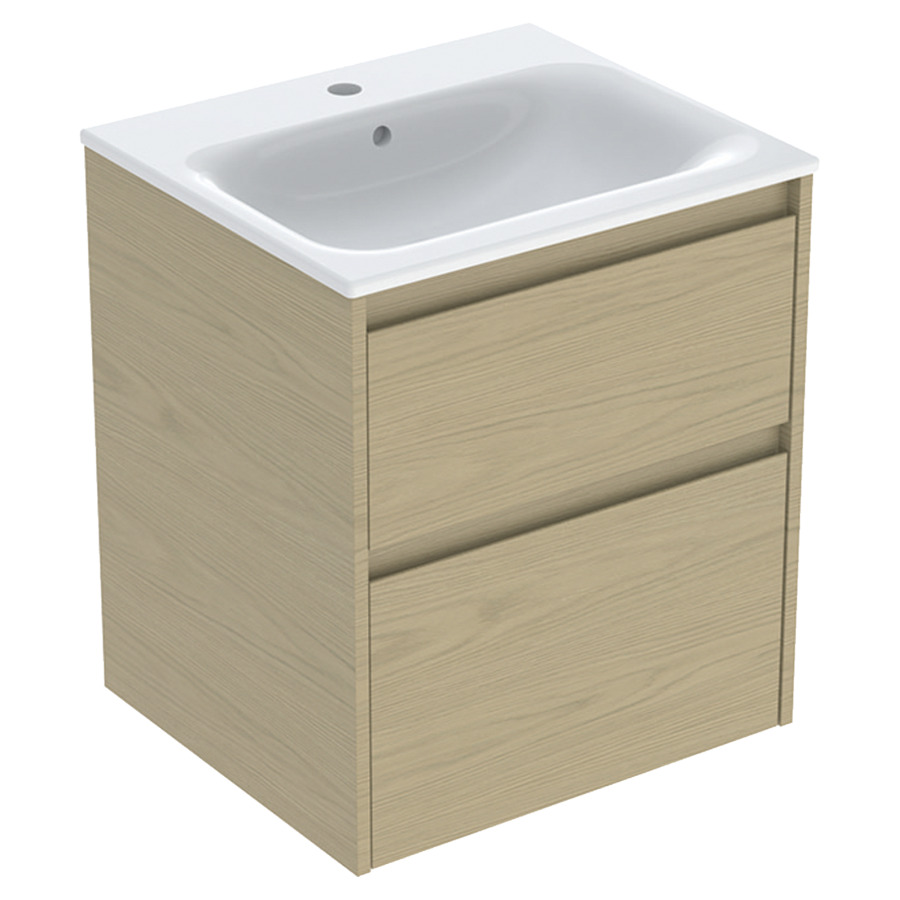 Combinaison de meuble RENOVA PLAN
55 x 62.1 x 48 cm
avec lavabo meuble blanc avec trop-plein
élément de tiroir, 2&nbsp;tiroirs
sans siphon gain de place
avec matériel de fixation