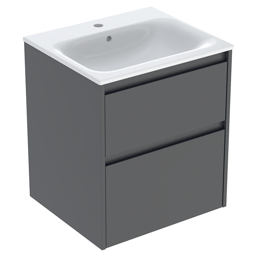 Combinaison de meuble RENOVA PLAN
55 x 62.1 x 48 cm
avec lavabo meuble blanc avec trop-plein
élément de tiroir, 2&nbsp;tiroirs
sans siphon gain de place
avec matériel de fixation