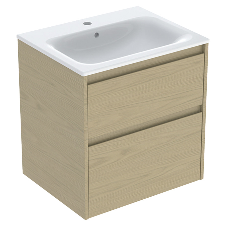 Combinaison de meuble RENOVA PLAN
60 x 62.1 x 48 cm
avec lavabo meuble blanc avec trop-plein
élément de tiroir, 2&nbsp;tiroirs
sans siphon gain de place
avec matériel de fixation