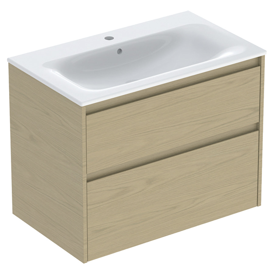 Combinaison de meuble RENOVA PLAN
80 x 62.1 x 48 cm
avec lavabo meuble blanc avec trop-plein
élément de tiroir, 2&nbsp;tiroirs
sans siphon gain de place
avec matériel de fixation