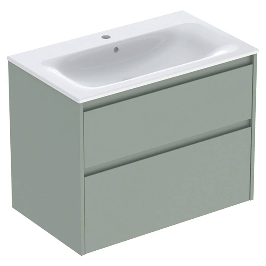 Combinaison de meuble RENOVA PLAN
80 x 62.1 x 48 cm
avec lavabo meuble blanc avec trop-plein
élément de tiroir, 2&nbsp;tiroirs
sans siphon gain de place
avec matériel de fixation