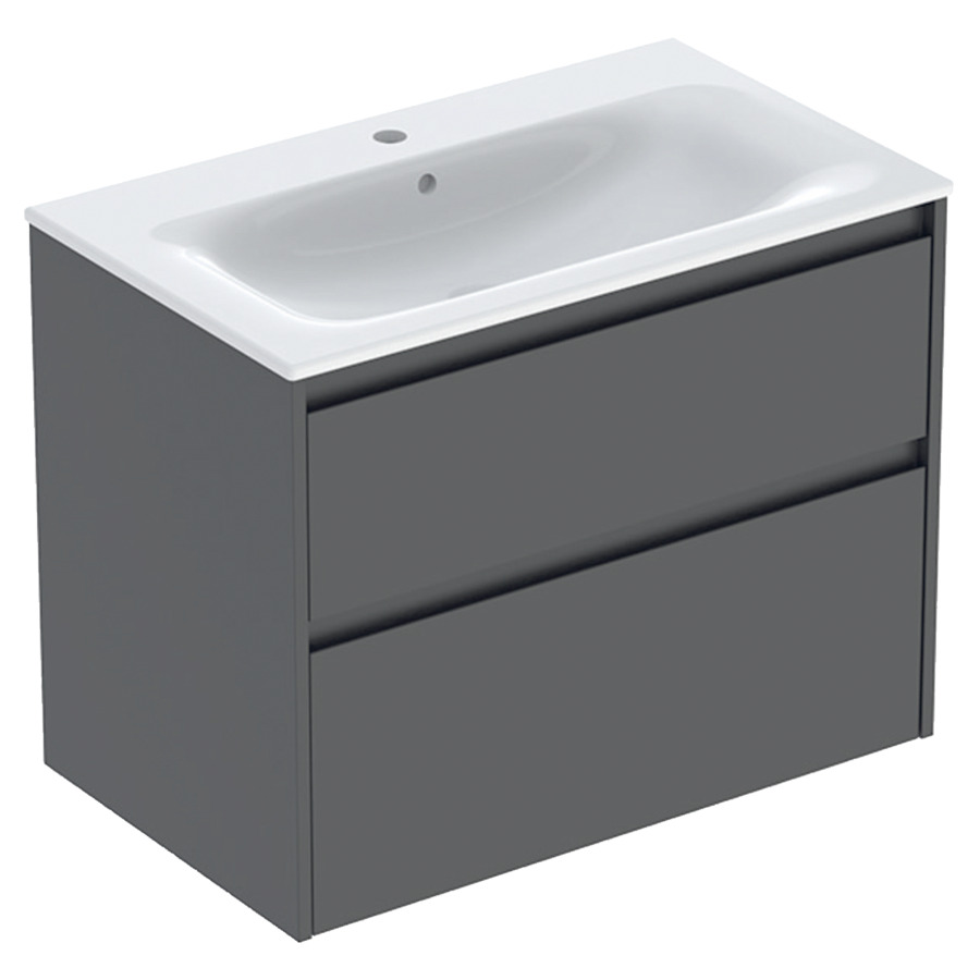 Combinaison de meuble RENOVA PLAN
80 x 62.1 x 48 cm
avec lavabo meuble blanc avec trop-plein
élément de tiroir, 2&nbsp;tiroirs
sans siphon gain de place
avec matériel de fixation