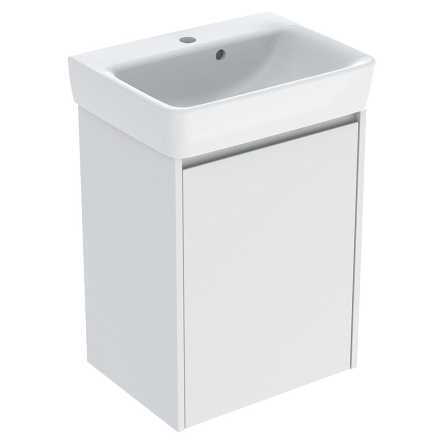 Combinaison de meuble RENOVA PLAN
50 x 69.7 x 38 cm
avec lave-mains blanc avec trop-plein
armoire de tablette, 1&nbsp;porte
charnière à gauche ou à droite
1&nbsp;tablette, réglable
avec matériel de fixation