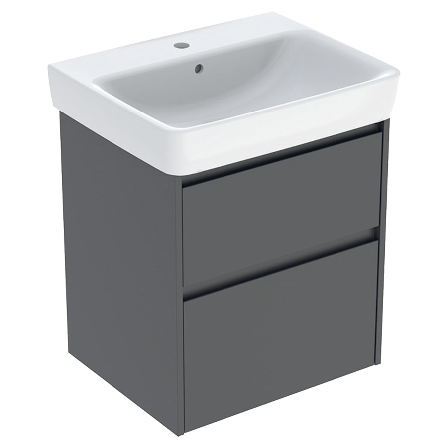 Combinaison de meuble RENOVA PLAN
60 x 69.7 x 44.6 cm
avec lavabo blanc avec trop-plein
élément de tiroir, 2&nbsp;tiroirs
avec matériel de fixation