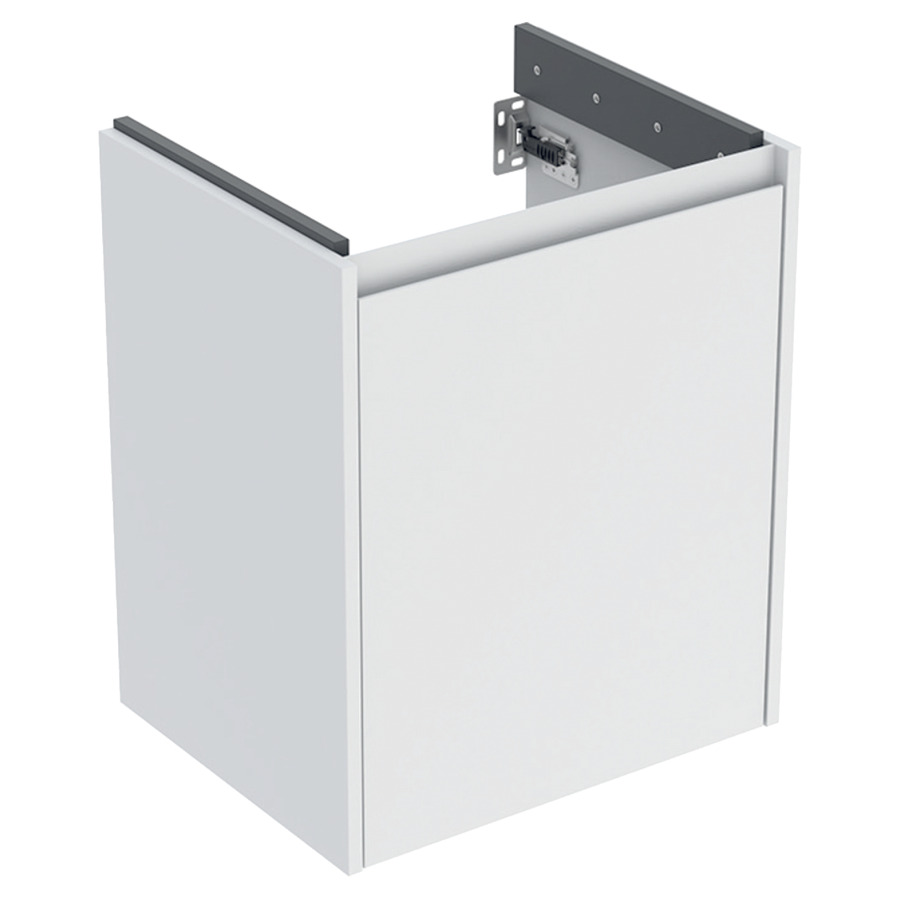 Unterbau RENOVA PLAN
50.4 x 60.6 x 40.4 cm
Tablarschrank, 1 Tür, Band links oder rechts
1 Tablar verstellbar
mit Befestigungsmaterial
