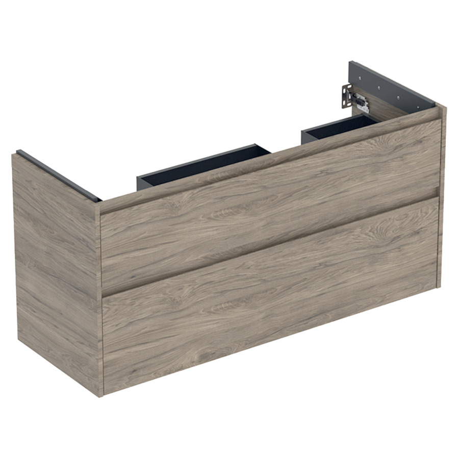 Élément inférieur  RENOVA PLAN
124.5 x 60.6 x 44.6 cm
élément de tiroir, 2&nbsp;tiroirs
avec matériel de fixation