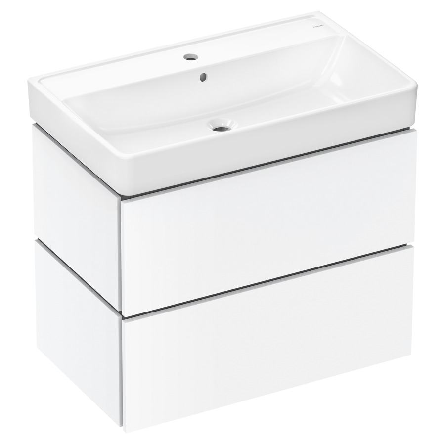 Möbelkombination Xilesa E
80 x 72.5 x 48 cm
mit Waschtisch Xanuia Q, Keramik
1 Armaturenloch, mit Überlauf
Schubladenelement, 2 Schubladen
mit SoftClose
ohne Raumsparsifon 105022