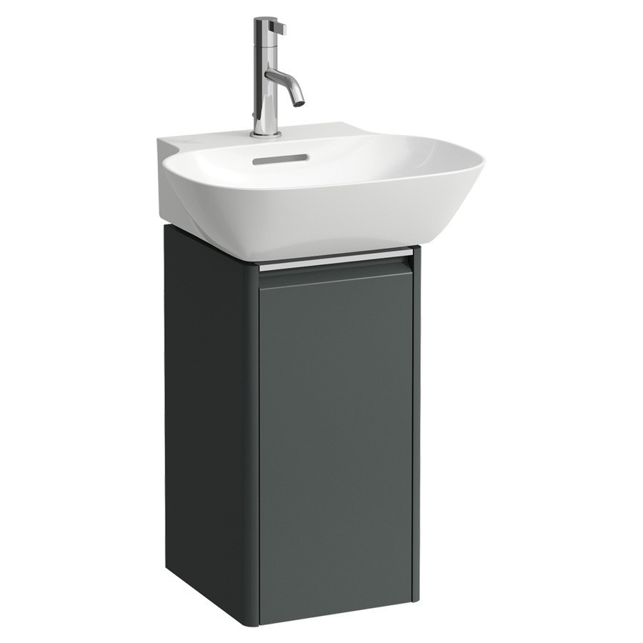 Élément inférieur INO
27,5 x 51,5 x 29,5 cm
armoire de tablette, 1 porte
charnière à gauche
pour lave-mains 211 334/335