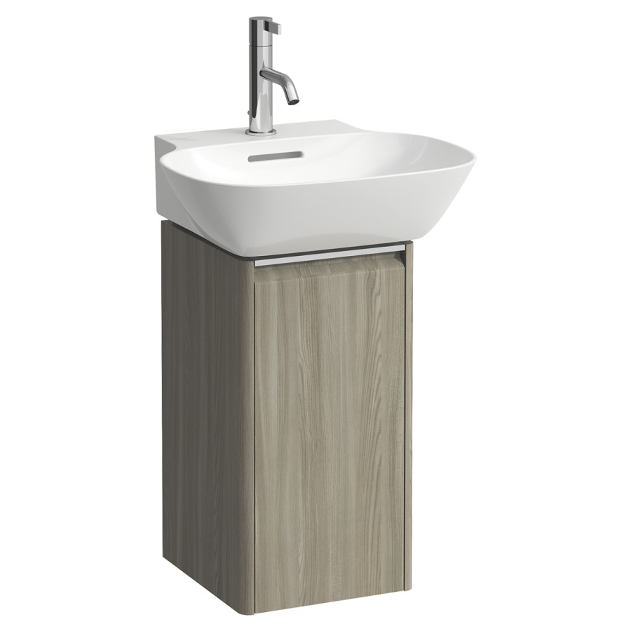 Élément inférieur INO
27,5 x 51,5 x 29,5 cm
armoire de tablette, 1 porte
charnière à gauche
pour lave-mains 211 334/335