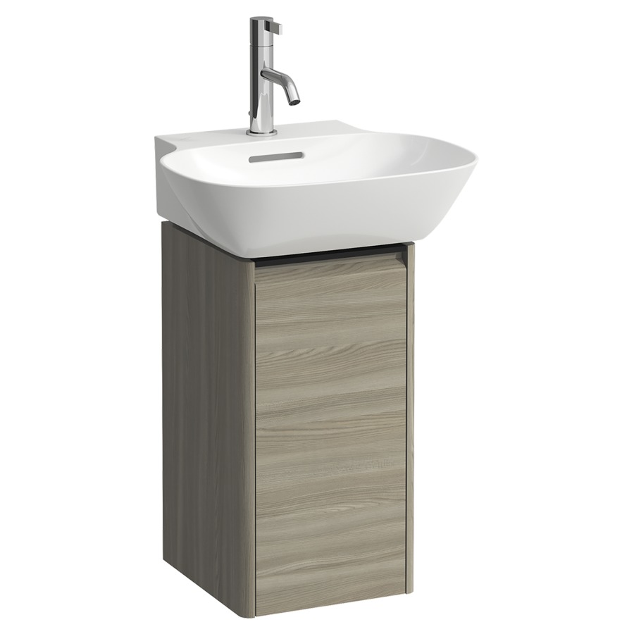 Élément inférieur INO
27,5 x 51,5 x 29,5 cm
armoire de tablette, 1 porte
charnière à gauche
pour lave-mains 211 334/335