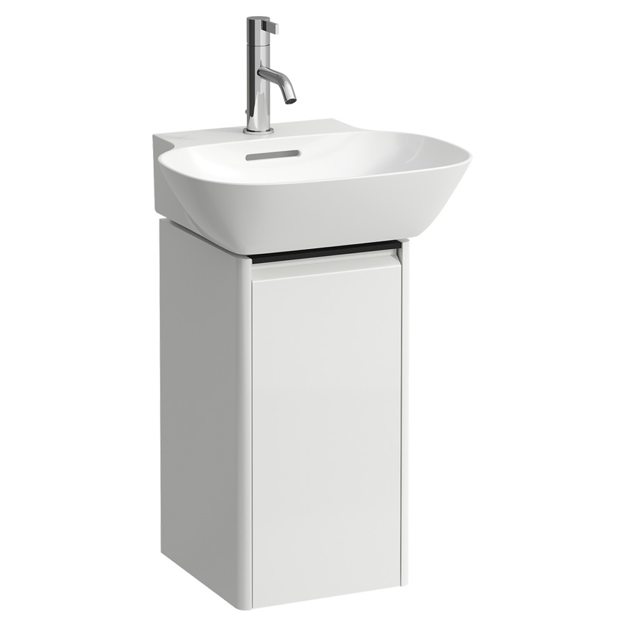 Élément inférieur INO
27,5 x 51,5 x 29,5 cm
armoire de tablette, 1 porte
charnière à gauche
pour lave-mains 211 334/335