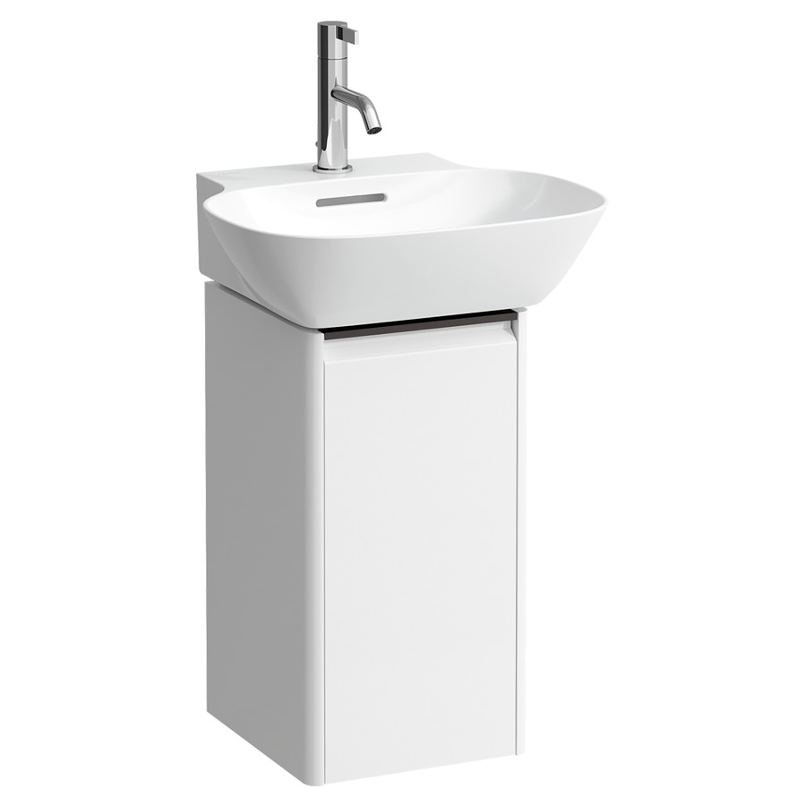 Élément inférieur INO
27,5 x 51,5 x 29,5 cm
armoire de tablette, 1 porte
charnière à droite
pour lave-mains 211 334/335