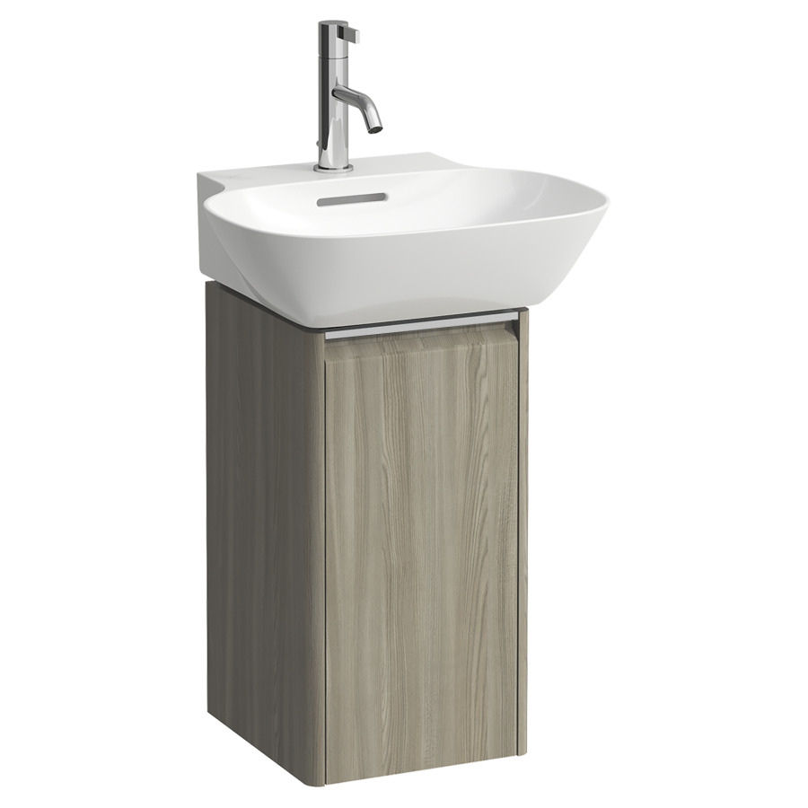 Élément inférieur INO
27,5 x 51,5 x 29,5 cm
armoire de tablette, 1 porte
charnière à droite
pour lave-mains 211 334/335