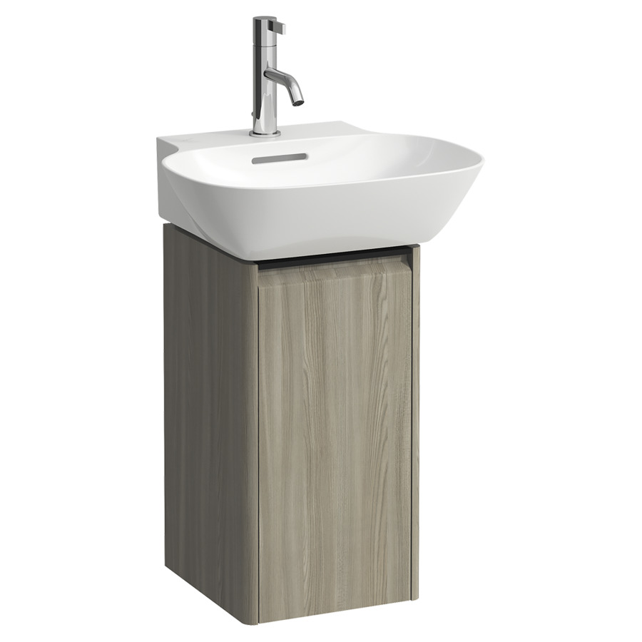 Élément inférieur INO
27,5 x 51,5 x 29,5 cm
armoire de tablette, 1 porte
charnière à droite
pour lave-mains 211 334/335