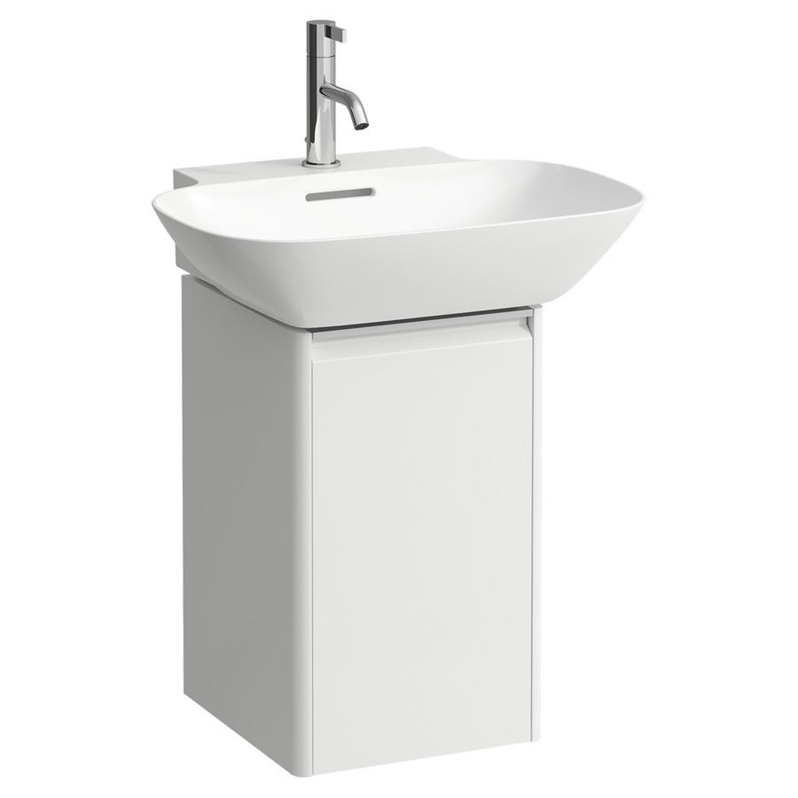 Élément inférieur INO
31,5 x 51,5 x 34,0 cm
armoire de tablette, 1 porte
charnière à gauche
pour lavabo 211 336/337