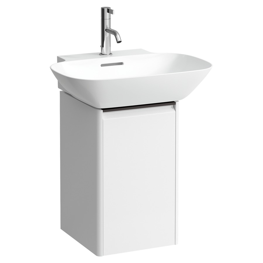 Élément inférieur INO
31,5 x 51,5 x 34,0 cm
armoire de tablette, 1 porte
charnière à gauche
pour lavabo 211 336/337
