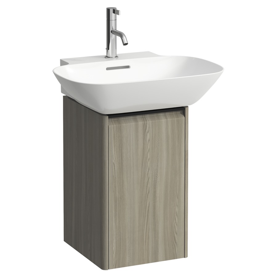 Élément inférieur INO
31,5 x 51,5 x 34,0 cm
armoire de tablette, 1 porte
charnière à gauche
pour lavabo 211 336/337