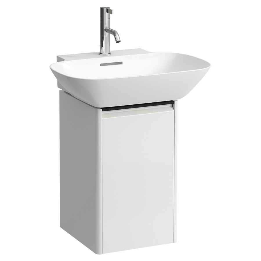 Élément inférieur INO
31,5 x 51,5 x 34,0 cm
armoire de tablette, 1 porte
charnière à gauche
pour lavabo 211 336/337