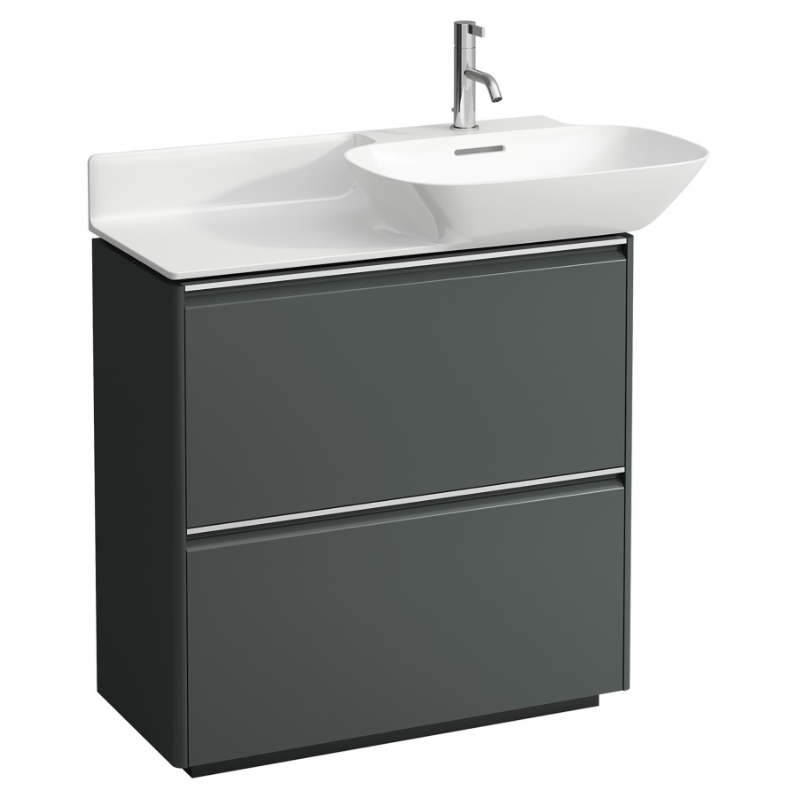 Élément inférieur INO
77,0 x 77,0 x 35,0 cm
élément à 2 tiroirs
pour lavabo 211 338-341