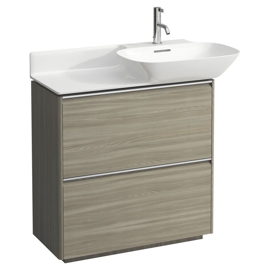 Élément inférieur INO
77,0 x 77,0 x 35,0 cm
élément à 2 tiroirs
pour lavabo 211 338-341