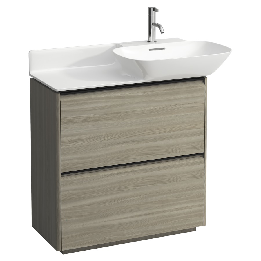 Élément inférieur INO
77,0 x 77,0 x 35,0 cm
élément à 2 tiroirs
pour lavabo 211 338-341