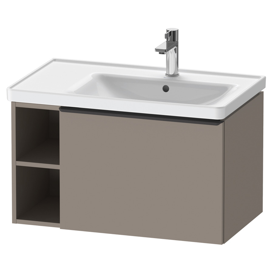 Élément inférieur D-NEO
78,4 x 44,0 x 45,2 cm
élément à 1 tiroir
2 niches ouvertes à gauche
poignée: noir diamant
pour lavabo 212 952