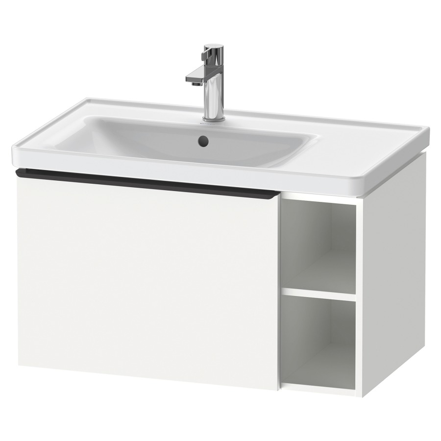 Élément inférieur D-NEO
78,4 x 44,0 x 45,2 cm
élément à 1 tiroir
2 niches ouvertes à droite
poignée: noir diamant
pour lavabo 212 951