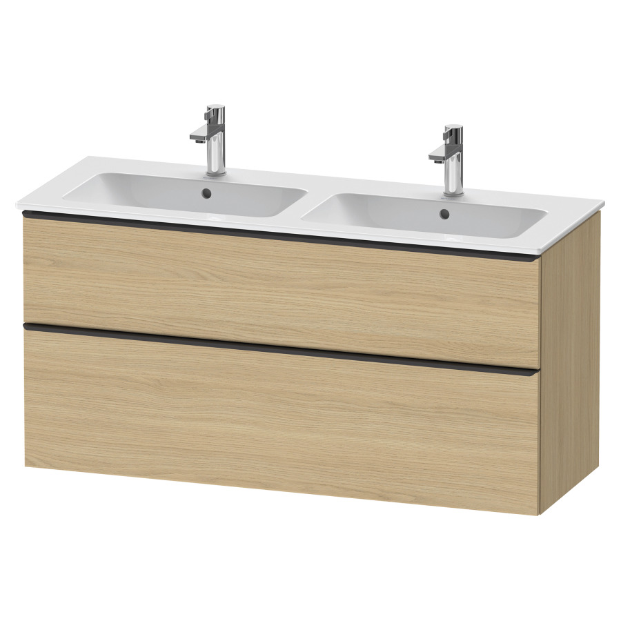 Élément inférieur D-NEO
128,0 x 62,5 x 46,2 cm
élément à 2 tiroirs
poignée: noir diamant
pour lavabo 212 332