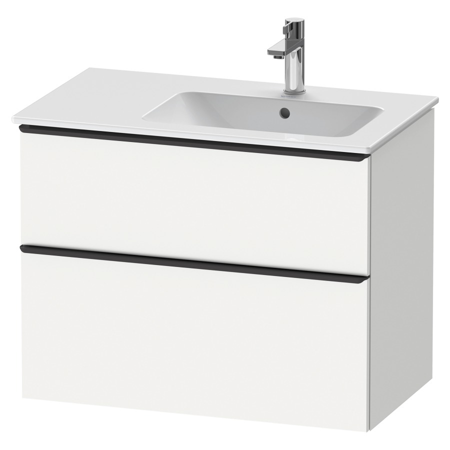 Unterbau D-NEO
81,0 x 62,5 x 46,2 cm
Schubladenelement
2 Schubladen, Becken rechts
Griff: Diamantschwarz
zu Waschtisch 212 881