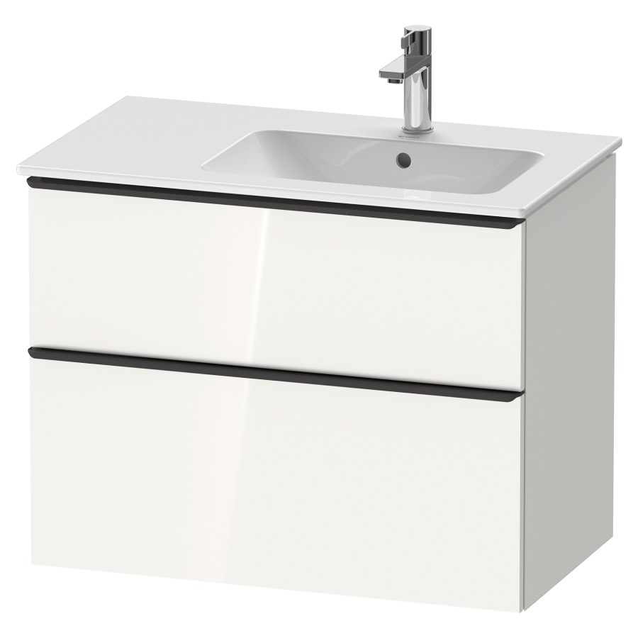 Élément inférieur D-NEO
81,0 x 62,5 x 46,2 cm
élément à 2 tiroirs
pour lavabo à droite
poignée: noir diamant
pour lavabo 212 881
