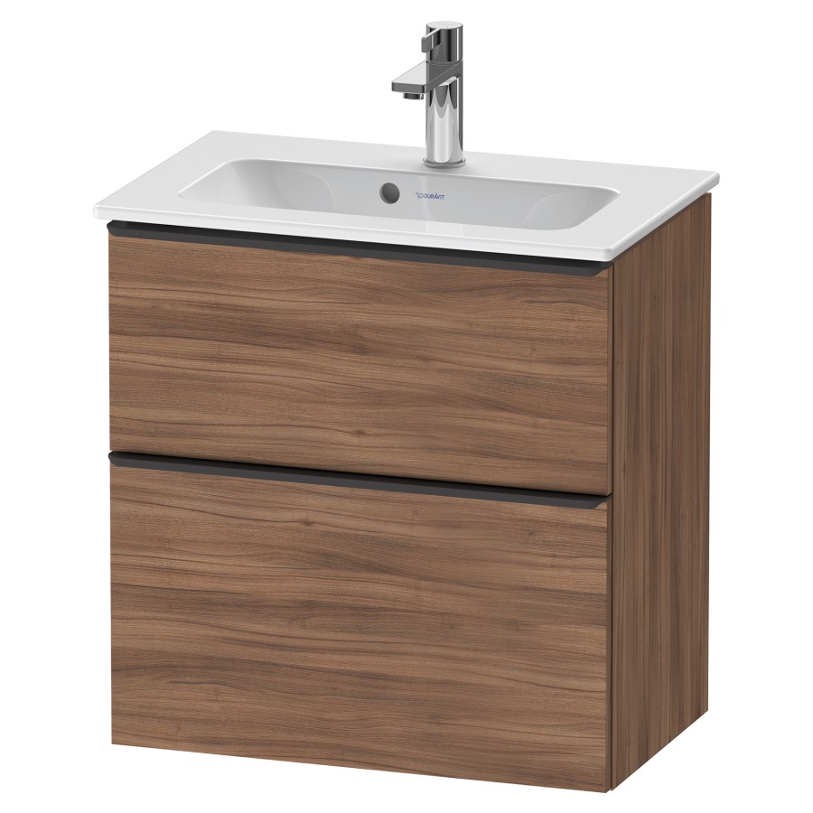 Élément inférieur D-NEO
Compact, 61,0 x 62,5 x 37,2 cm
élément à 2 tiroirs
poignée: noir diamant
pour lavabo 211 380