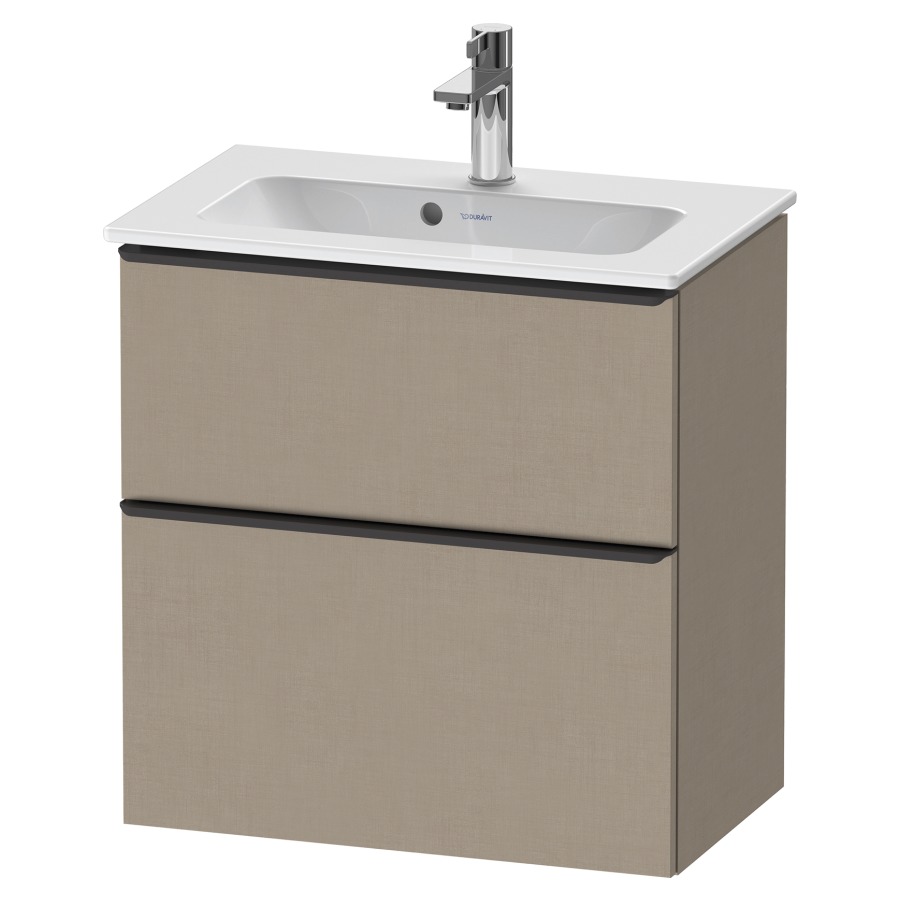 Élément inférieur D-NEO
Compact, 61,0 x 62,5 x 37,2 cm
élément à 2 tiroirs
poignée: noir diamant
pour lavabo 211 380
