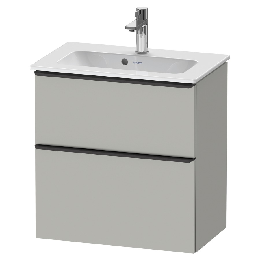 Élément inférieur D-NEO
Compact, 61,0 x 62,5 x 37,2 cm
élément à 2 tiroirs
poignée: noir diamant
pour lavabo 211 380