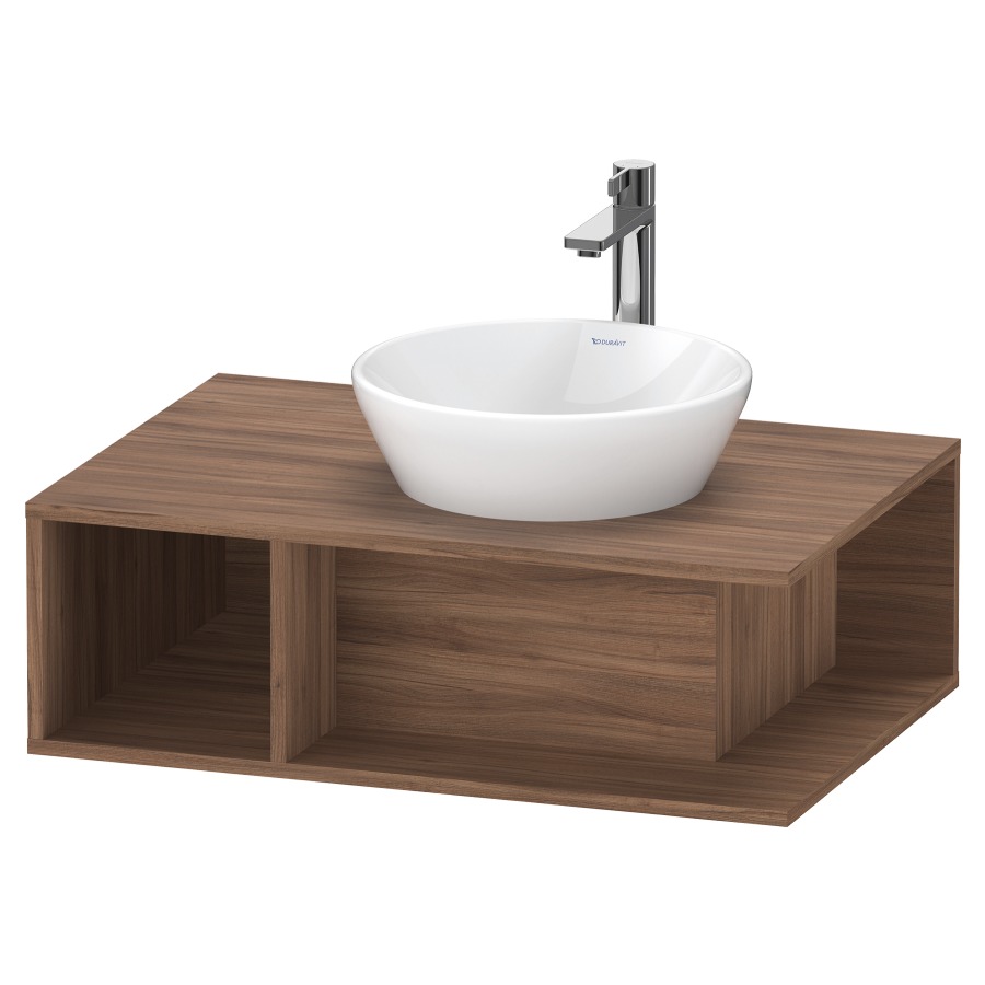 Élément inférieur D-NEO
80,0 x 26,0 x 55,0 cm
niche ouverte à gauche
pour lavabo à poser à droite
avec plaque de recouvrement
