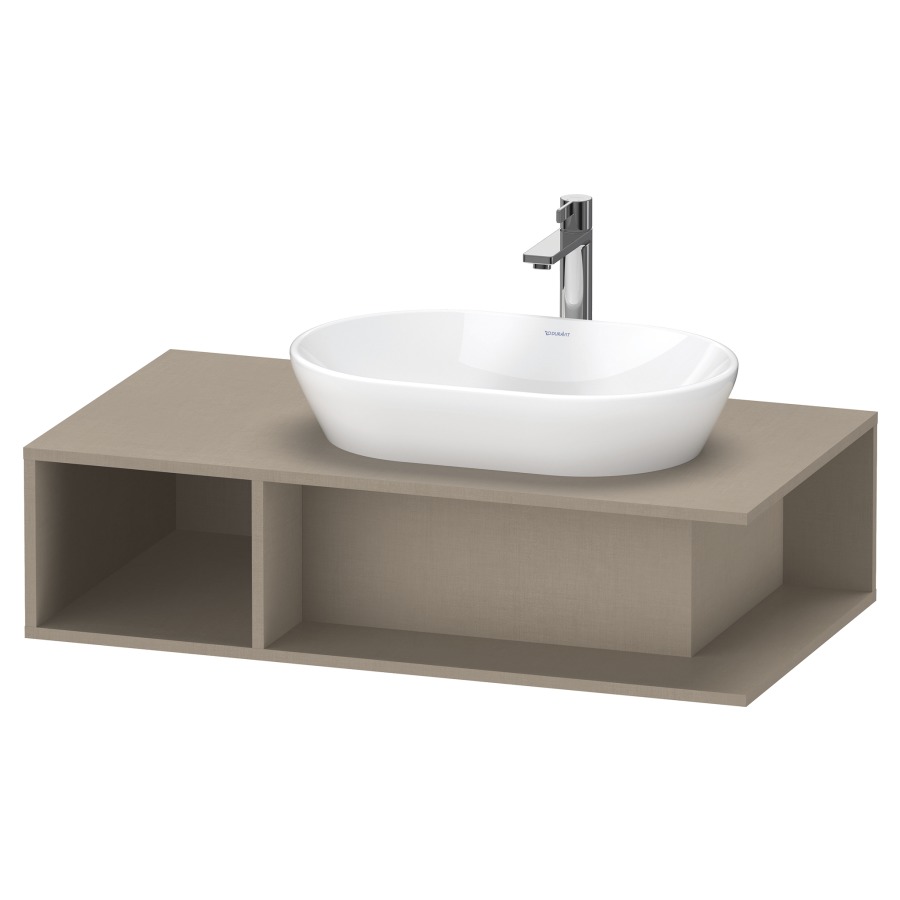 Élément inférieur D-NEO
100,0 x 26,0 x 55,0 cm
niche ouverte à gauche
pour lavabo à poser à droite
avec plaque de recouvrement