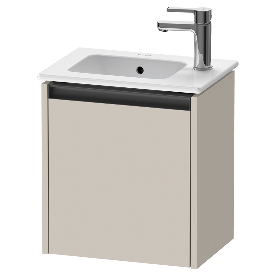 Élément inférieur KETHO.2
41,0 x 44,0 x 29,2 cm
suspendu, armoire de tablette
1 porte, charnières à gauche
pour lavabo 211 378, 211 382