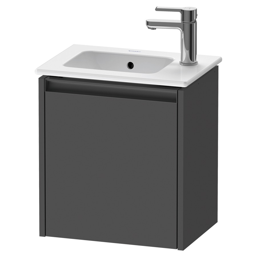 Élément inférieur KETHO.2
41,0 x 44,0 x 29,2 cm
suspendu, armoire de tablette
1 porte, charnières à gauche
pour lavabo 211 378, 211 382