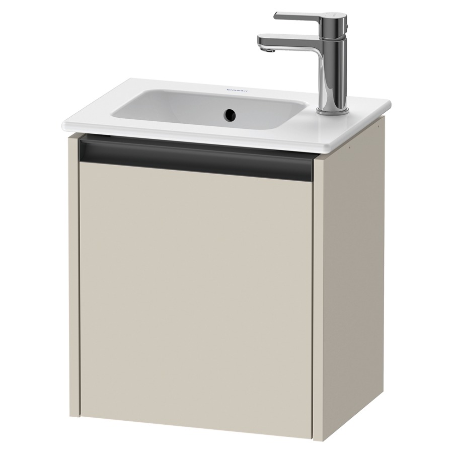 Élément inférieur KETHO.2
41,0 x 44,0 x 29,2 cm
suspendu, armoire de tablette
1 porte, charnières à gauche
pour lavabo 211 378, 211 382