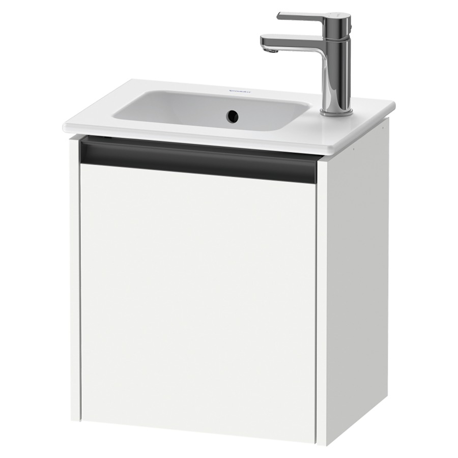 Élément inférieur KETHO.2
41,0 x 44,0 x 29,2 cm
suspendu, armoire de tablette
1 porte, charnières à droite
pour lavabo 211 378, 211 382